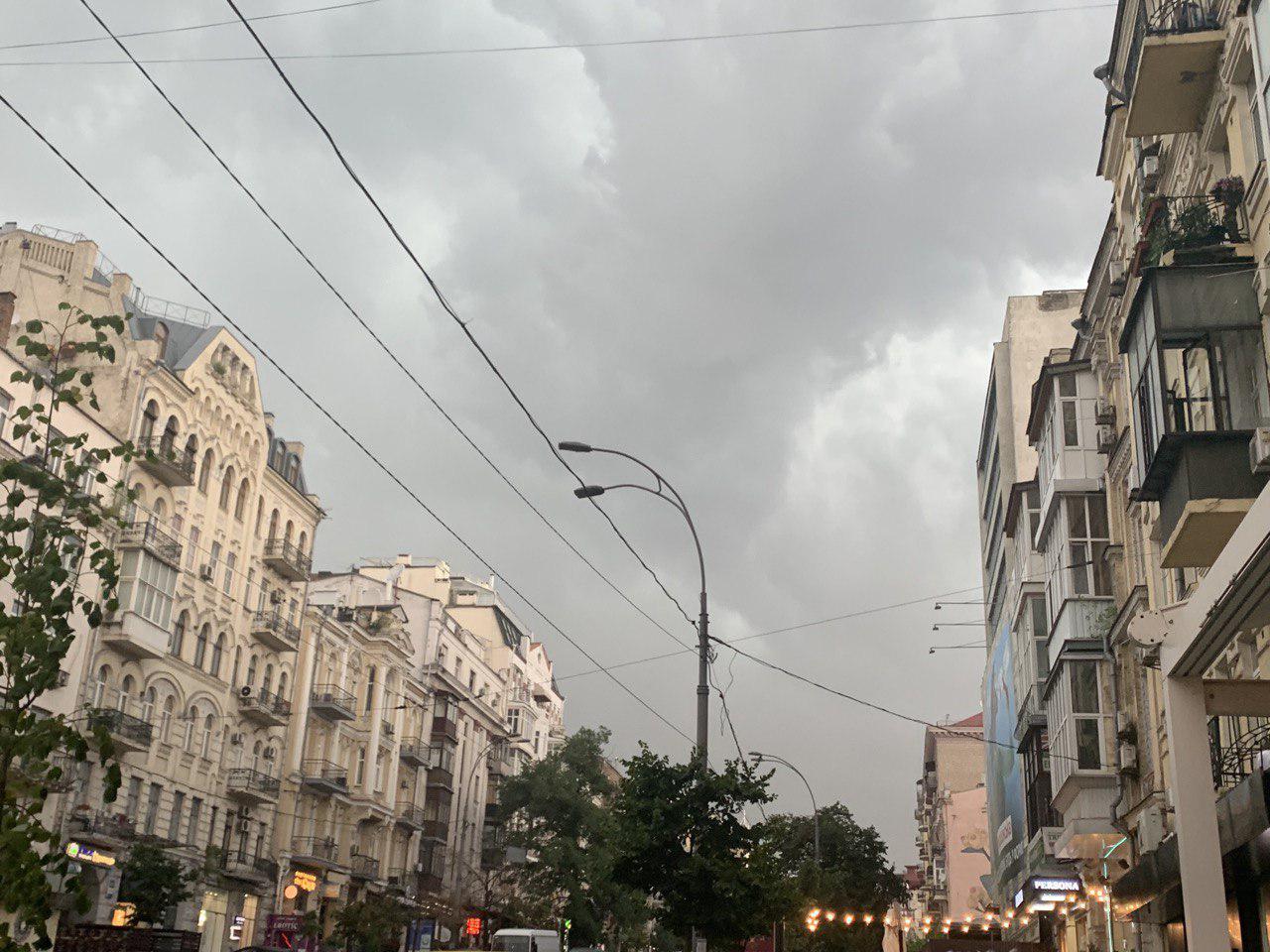 дождь в Киеве 19 июля