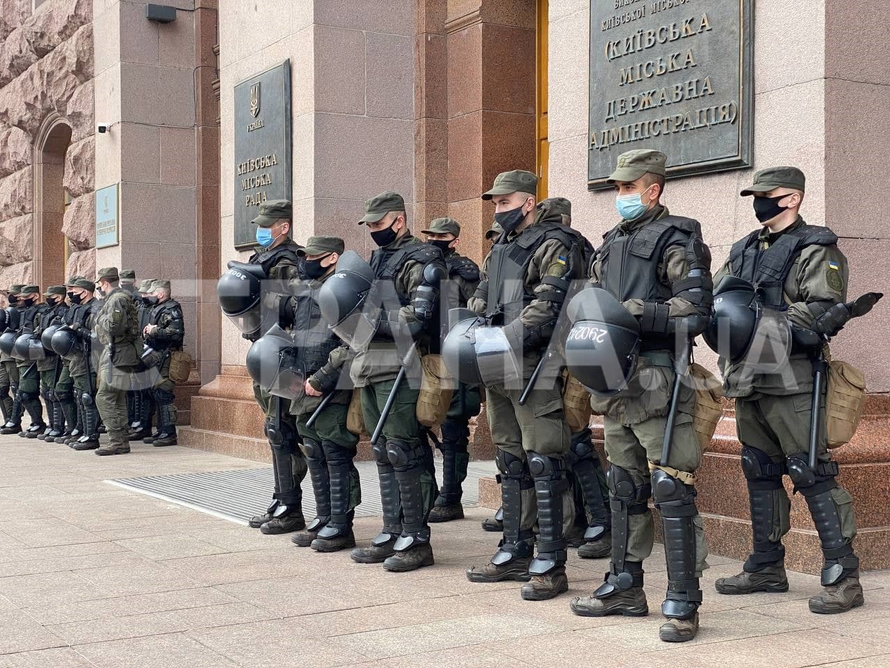 Акция протеста предпринимателей в Киеве. Фото "страны"